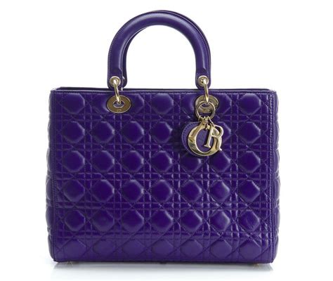 purple lady dior bag|christian dior lady handbag price.